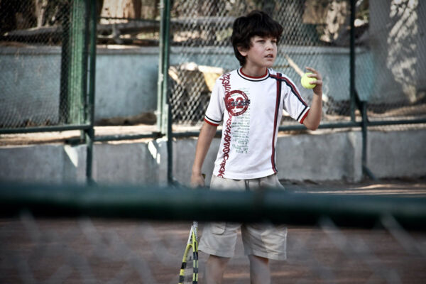 Kinder-Tennis-Training